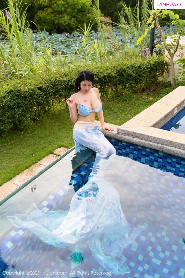 美七Mia  美七Mia泳池系列 绚丽美人鱼服饰第6张图片